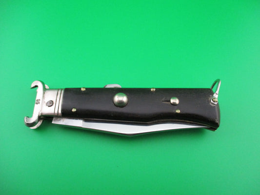 z ITALY INOX 20cm Italian Shell Puller Humpback Hunter switchblade vintage 1960s