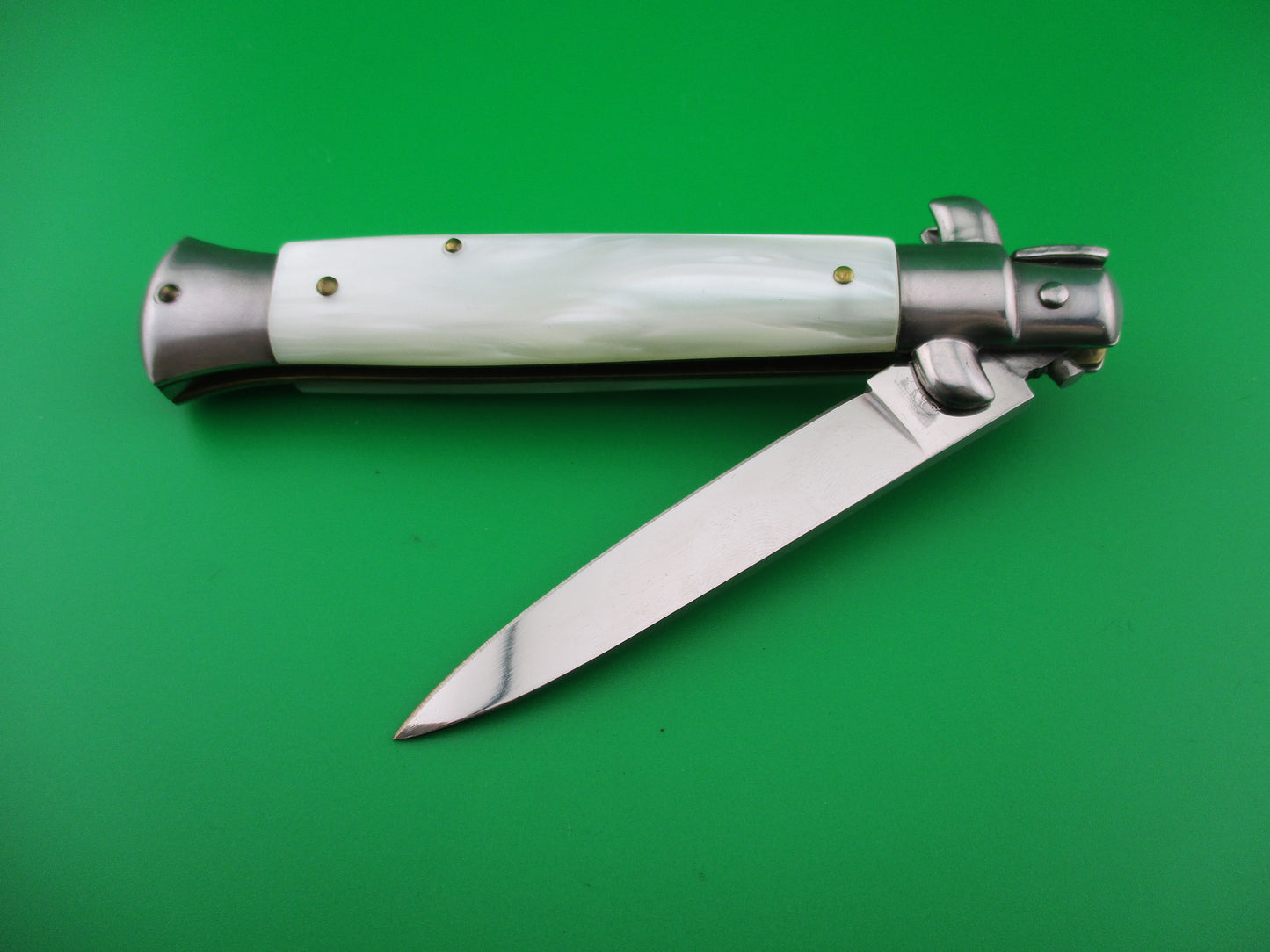 OTHELLO ROSTFREI 21cm Italian stiletto made for German market automatic knife