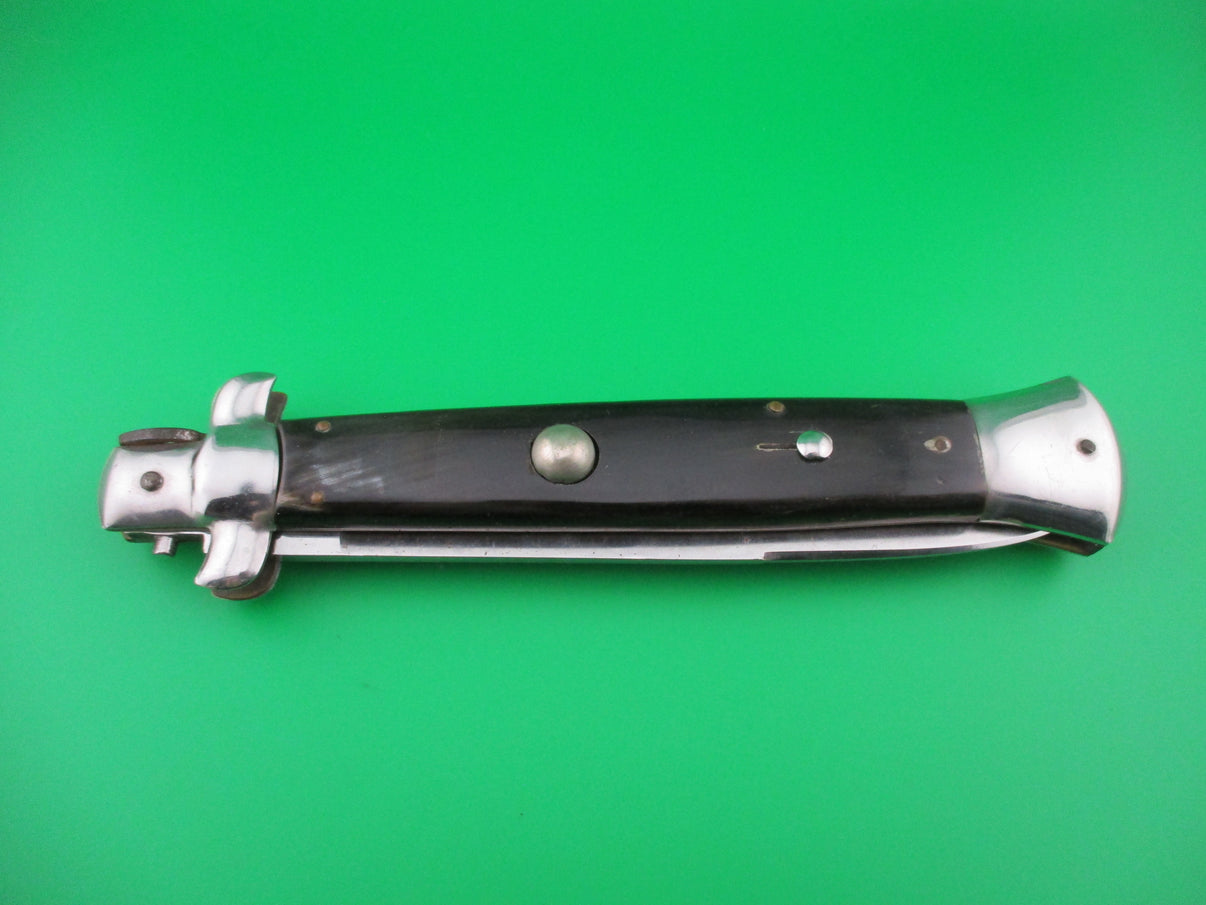 Rostfrei 38cm Italian Stiletto Vintage 1980s horn automatic knife ...