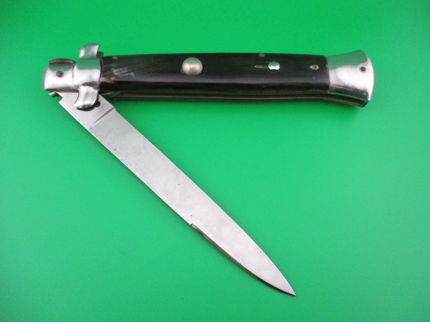 Rostfrei 38cm Italian Stiletto Vintage 1980s horn automatic knife