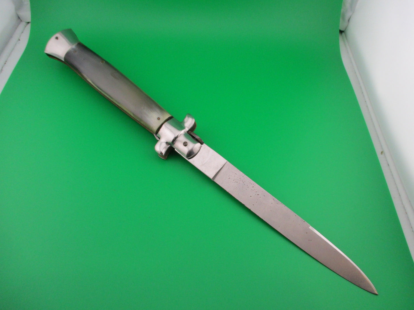 z Rostfrei 38cm Italian Stiletto Vintage 1980s horn automatic knife