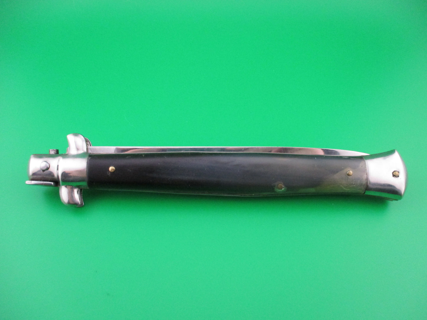 VIRGINIA 33cm Italian Stiletto Vintage 1980s Horn automatic knife