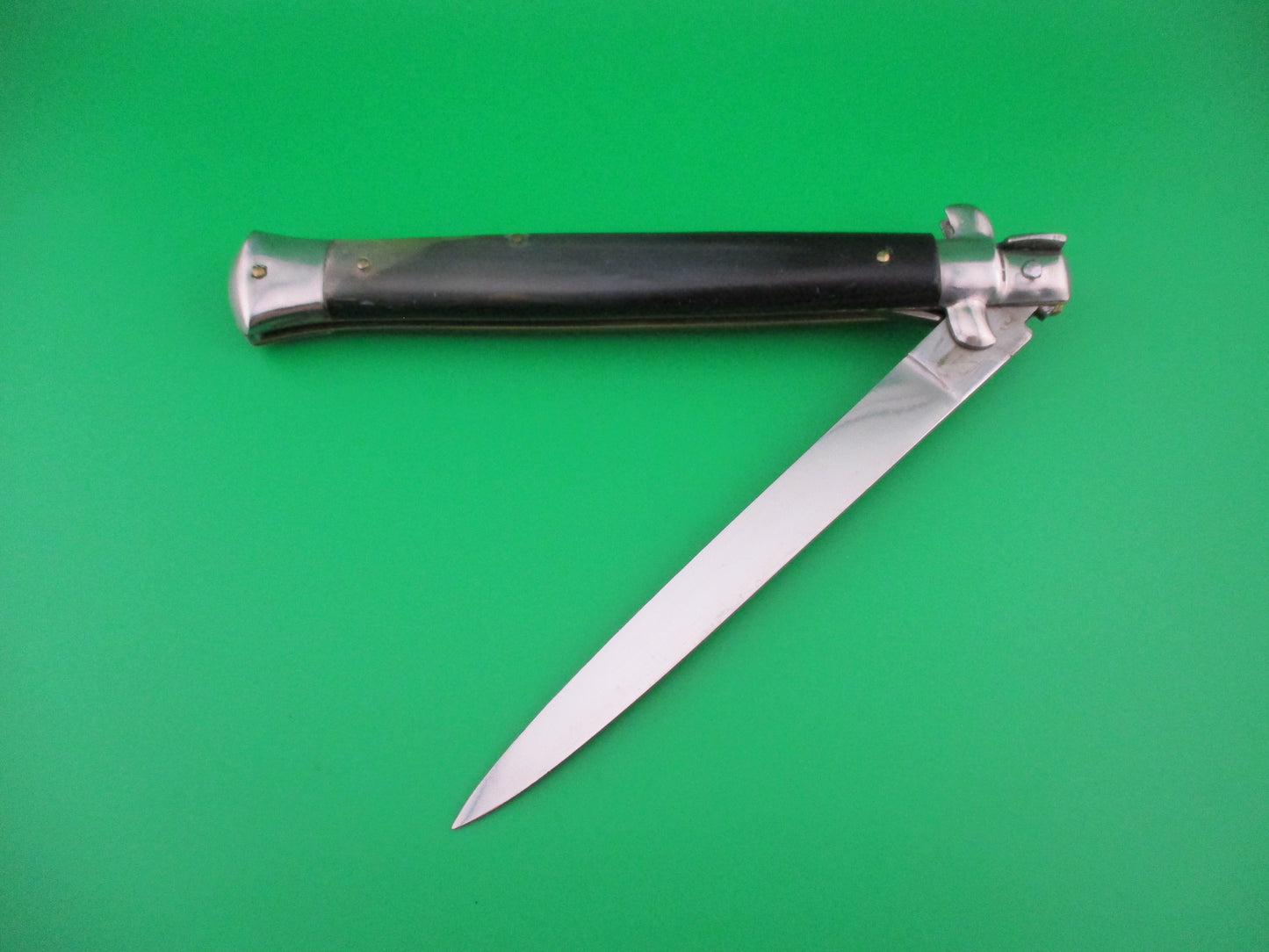 VIRGINIA 33cm Italian Stiletto Vintage 1980s Horn automatic knife