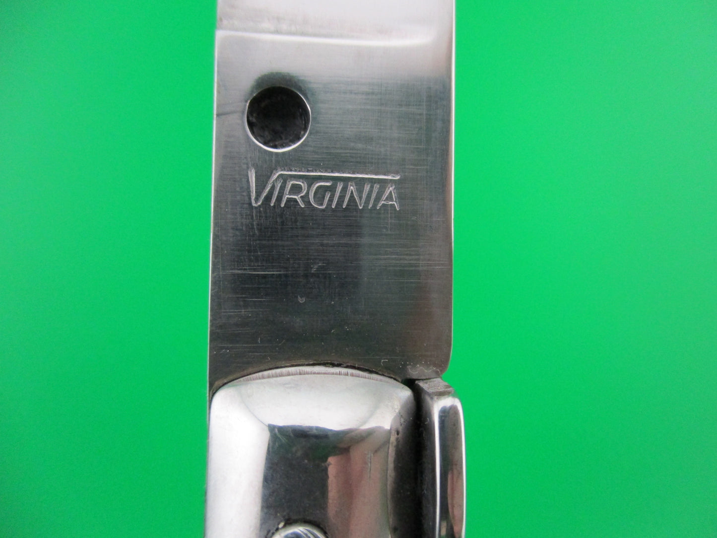 VIRGINIA 33cm Italian Stiletto Vintage 1980s Horn automatic knife