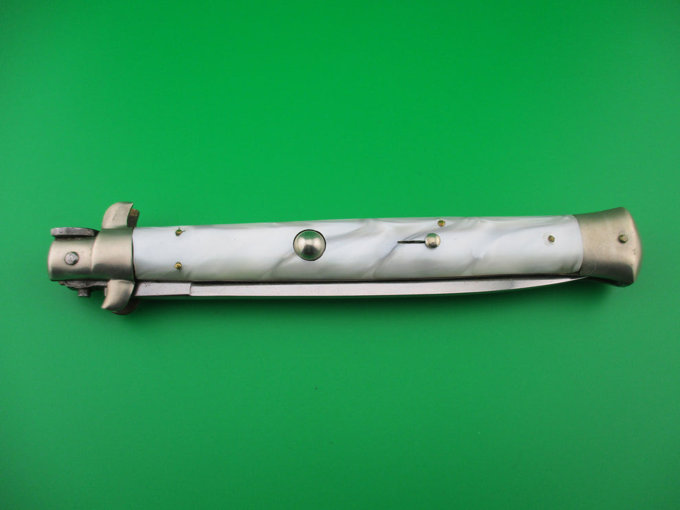 Rostfrei 33cm Italian Transitional Pearlex Stiletto switchblade – Apple ...