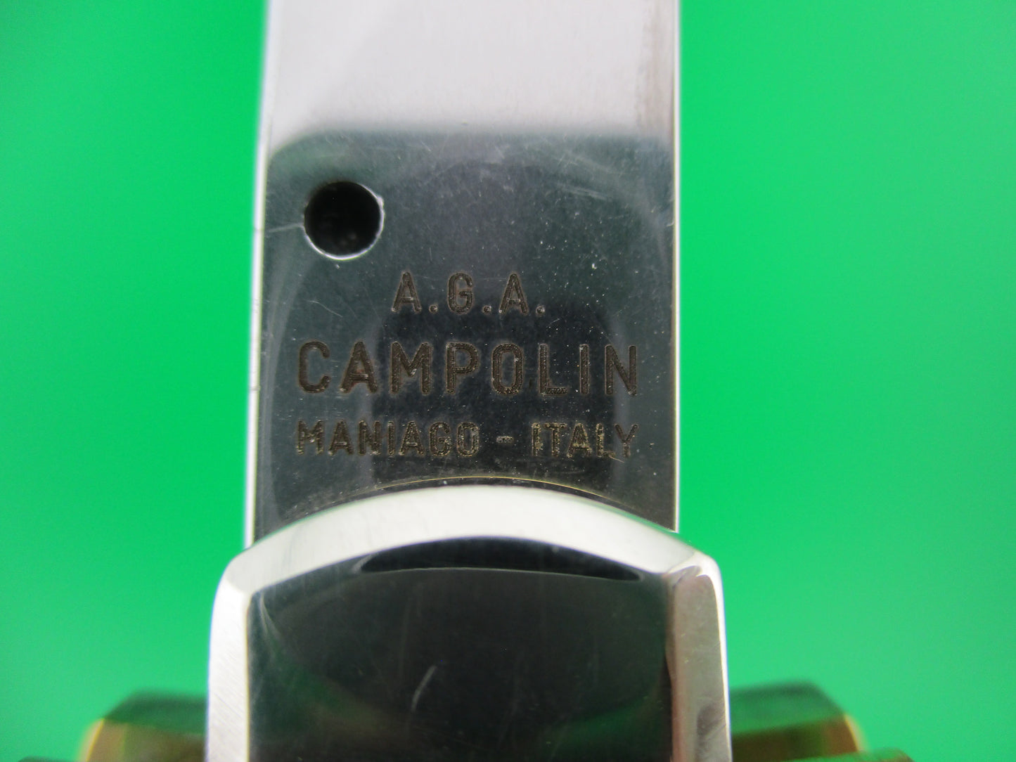 AGA CAMPOLIN 28cm Italian Maltese crossguard automatic knife