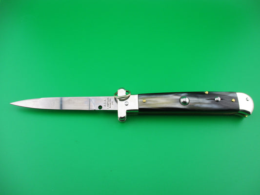 AGA CAMPOLIN Maniago-Italy 2015 22cm Italian Francese Ringpull automatic knife