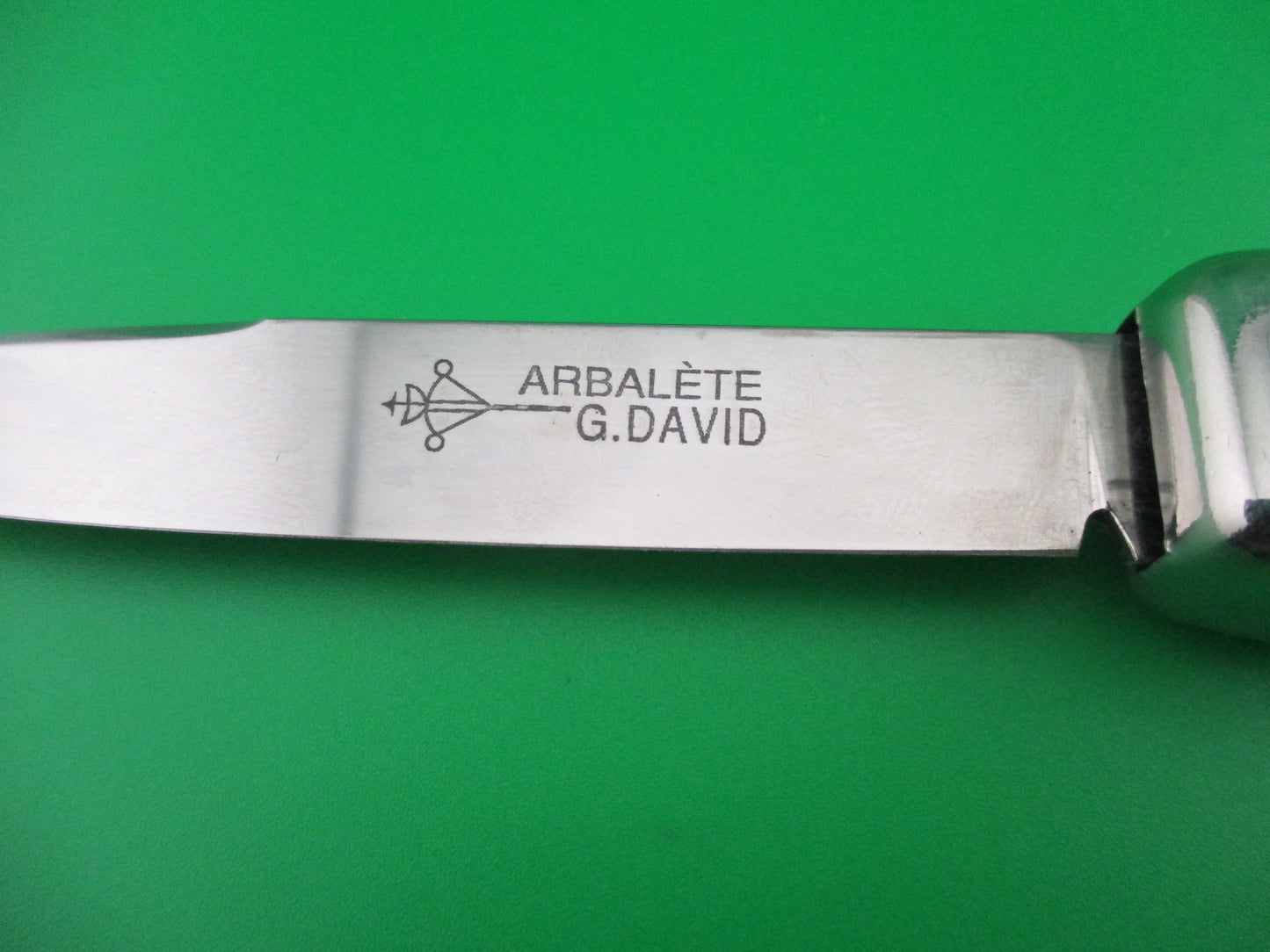 ARBALETE G. DAVID 23cm French Vintage OTF Black DA automatic knife