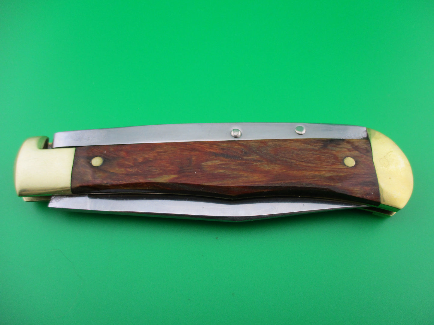 Schatt & Morgan #3 EXP S&M EXPRESS Drop point Red Shockwood knife