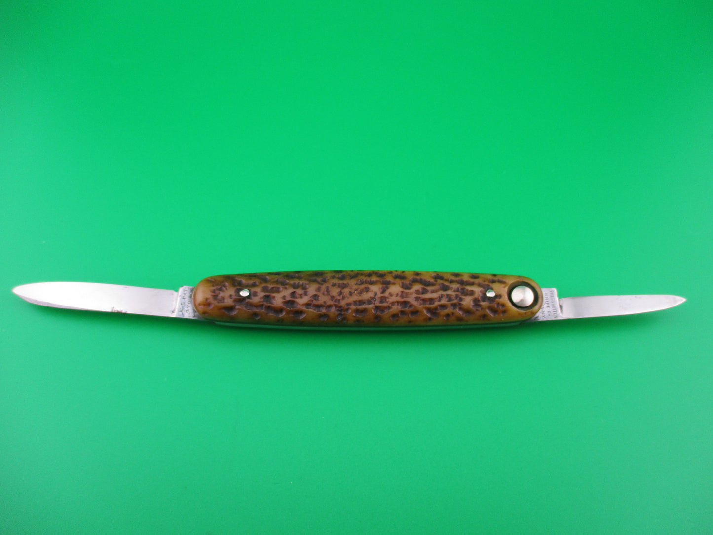 Press Button Knife Co medium Bone double automatic knife