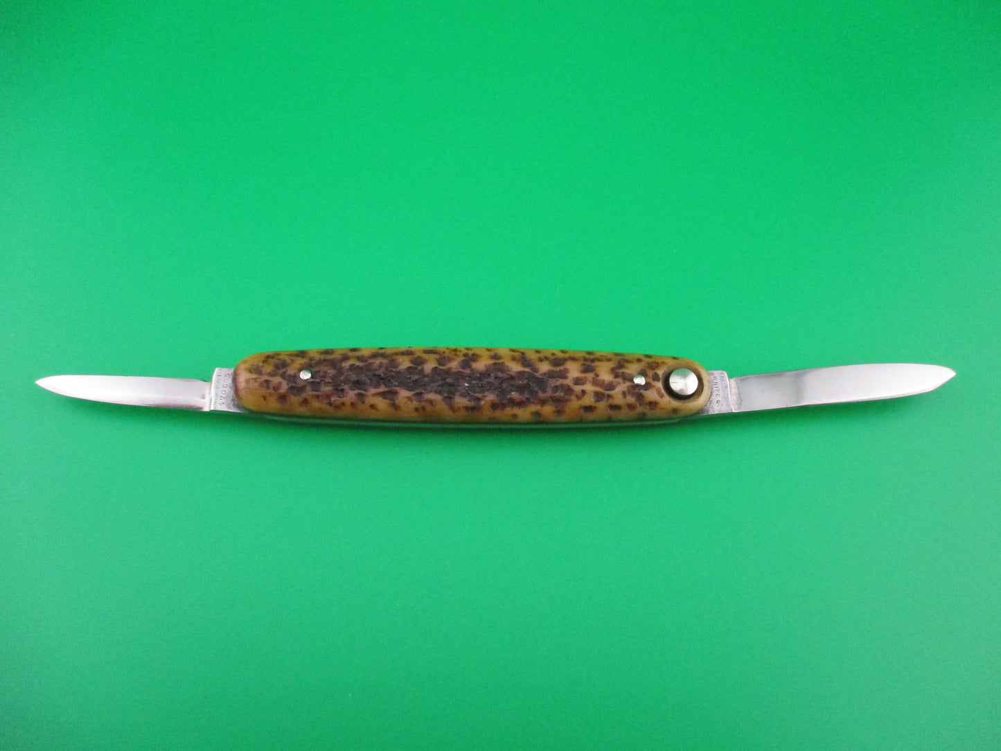 Press Button Knife Co medium Bone double automatic knife