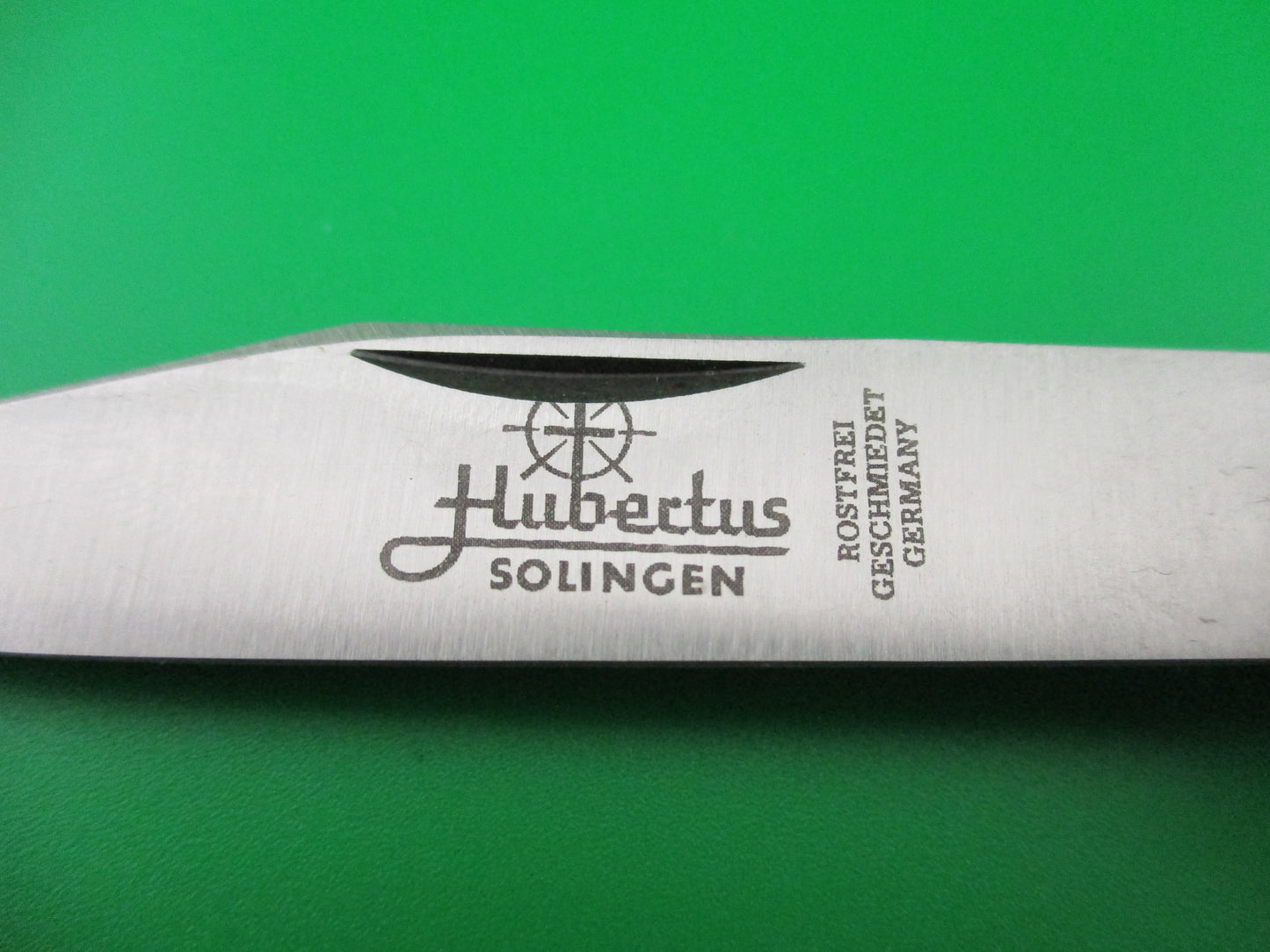 Hubertus 10cm German Stag pen blade release automatic knife