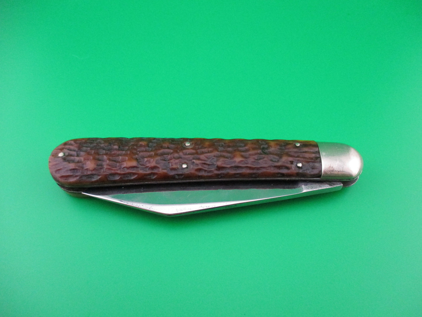 Press Button Knife Co INVINCIBLE antique switchblade knife