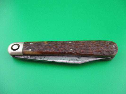 Press Button Knife Co #1000 INVINCIBLE antique switchblade nice blade