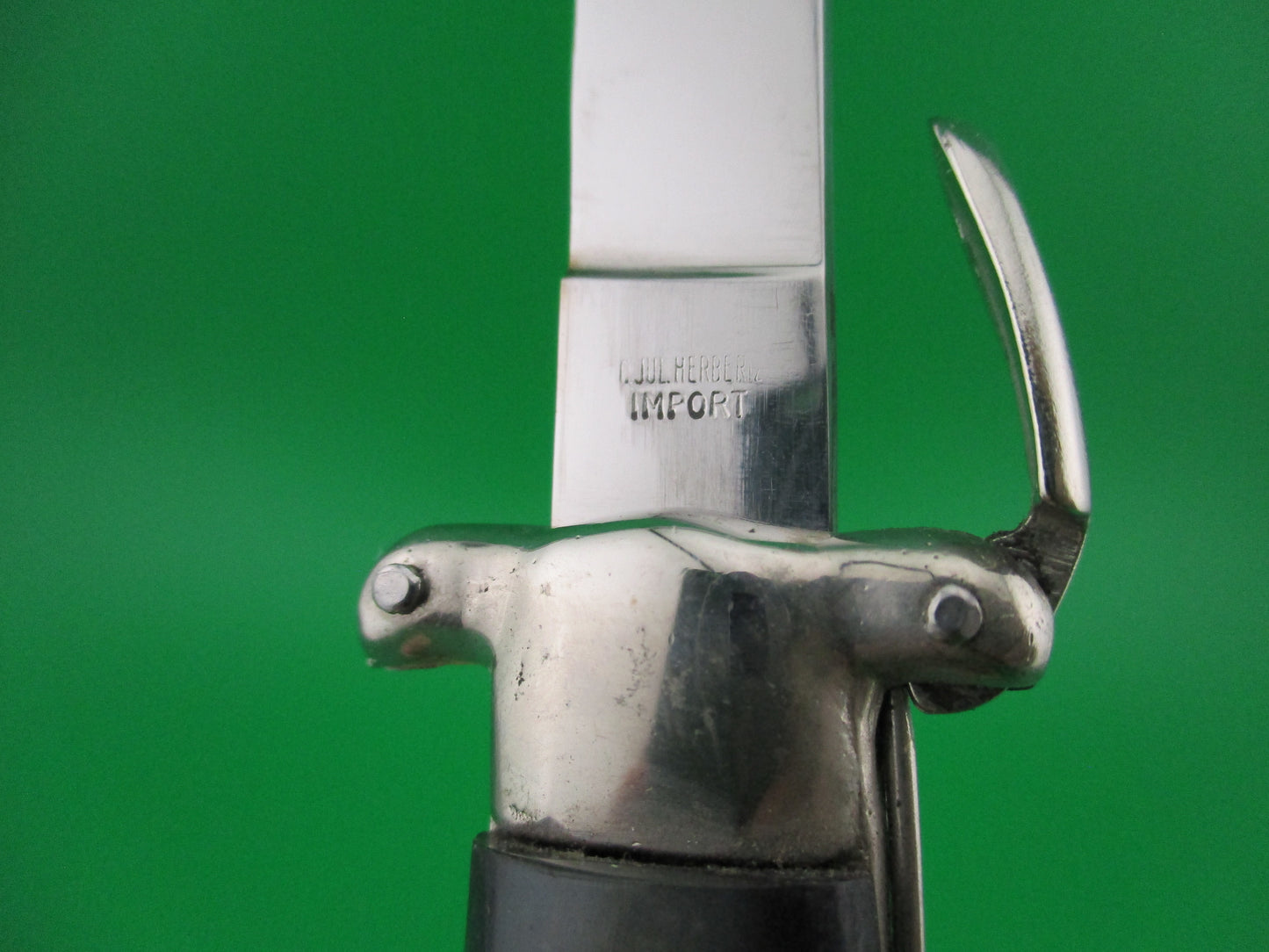 C JUL HERBERTZ 22cm 1960s Italian Trapdoor OTF switchblade knife