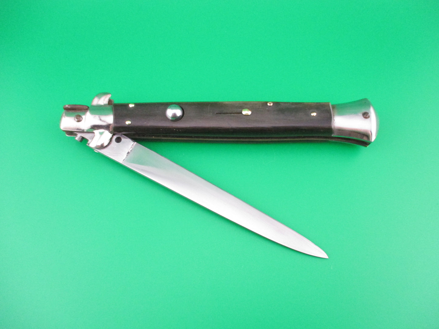 J INOX 28cm Italian Stiletto Vintage Swivel bolster automatic knife