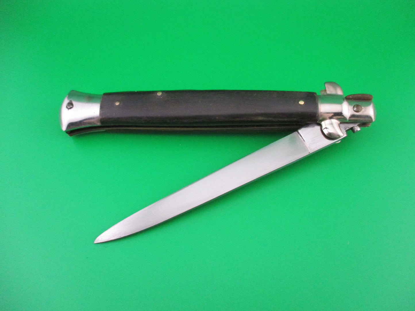 J INOX 28cm Italian Stiletto Vintage Swivel bolster automatic knife