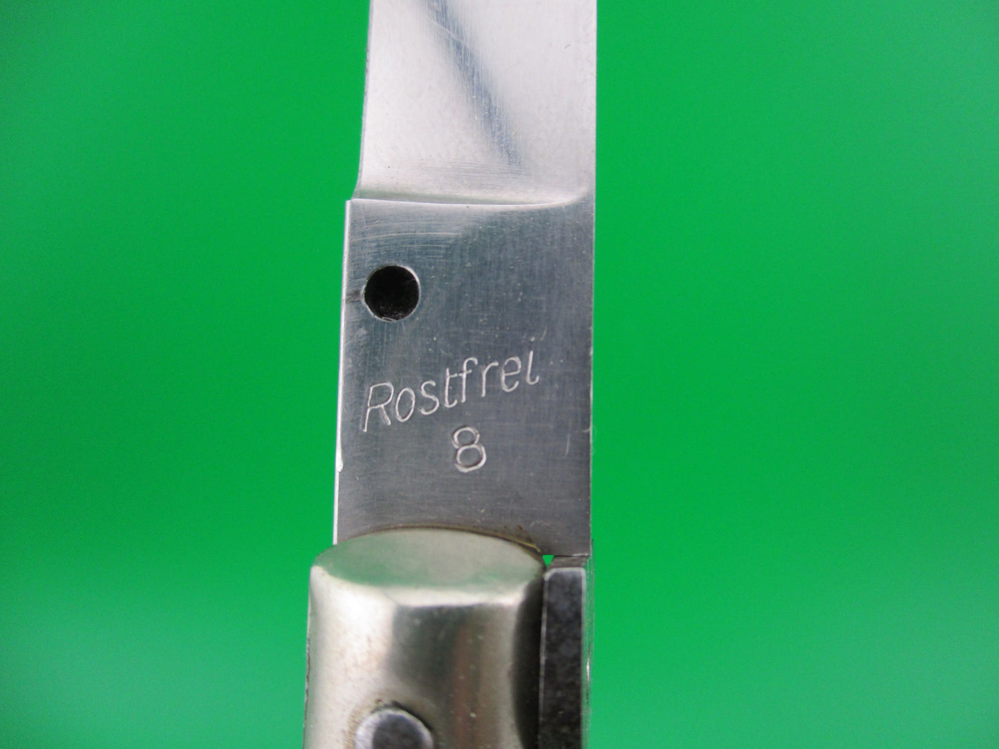 Rostfrei (slant) 8 23cm Italian Transitional stiletto automatic knife