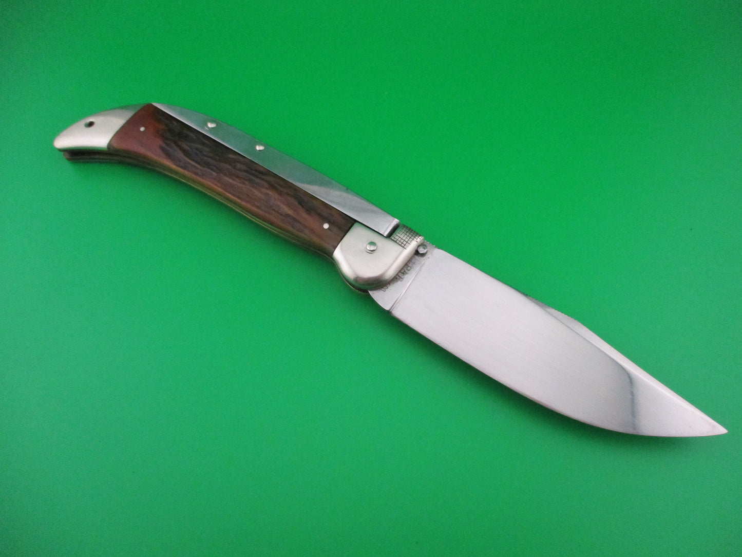 KaBar Grizzly Stag Vintage #2179 switchblade knife