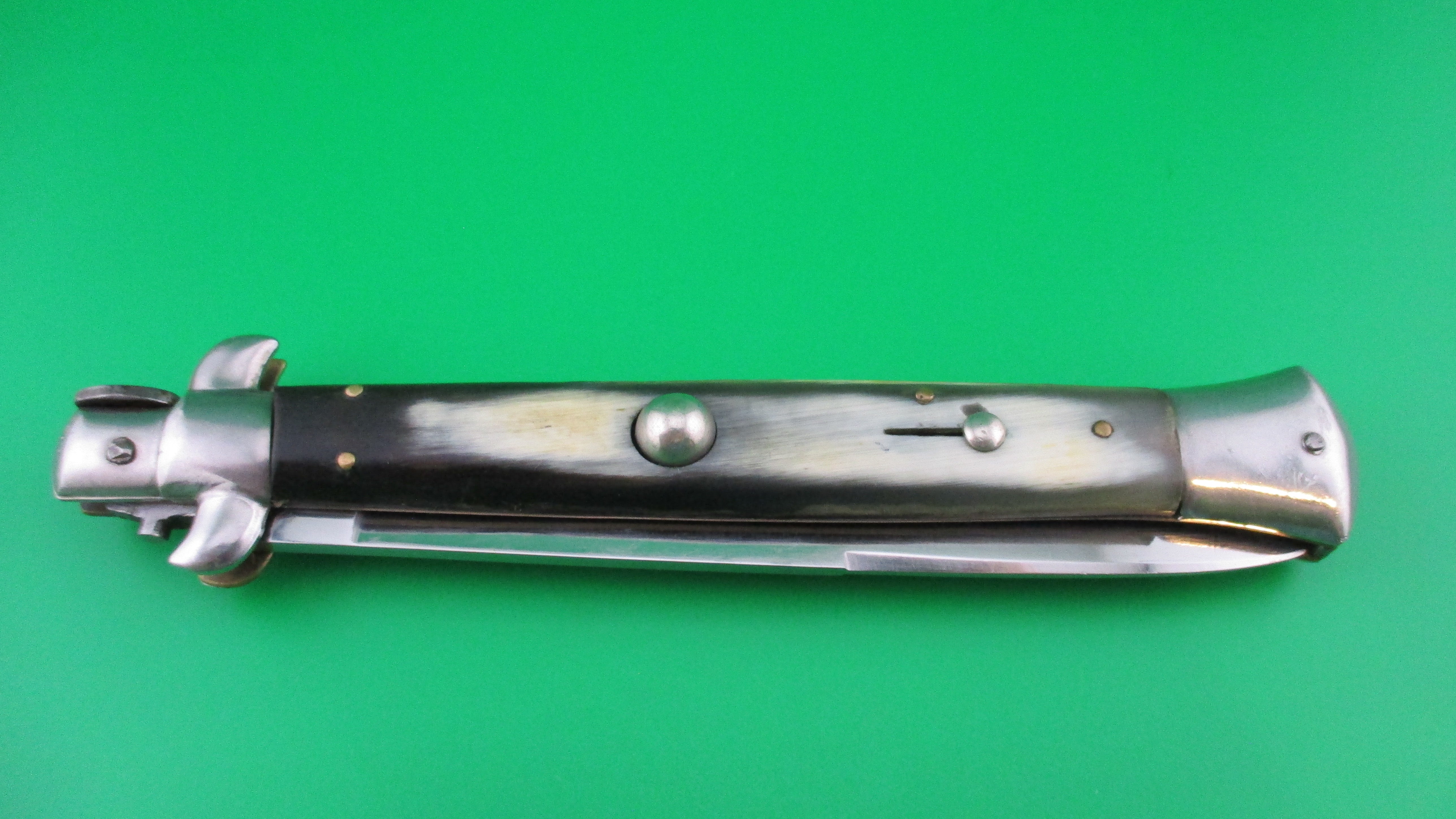 z M ITALY INOX 28cm Italian Transitional Stiletto switchblade knife ...