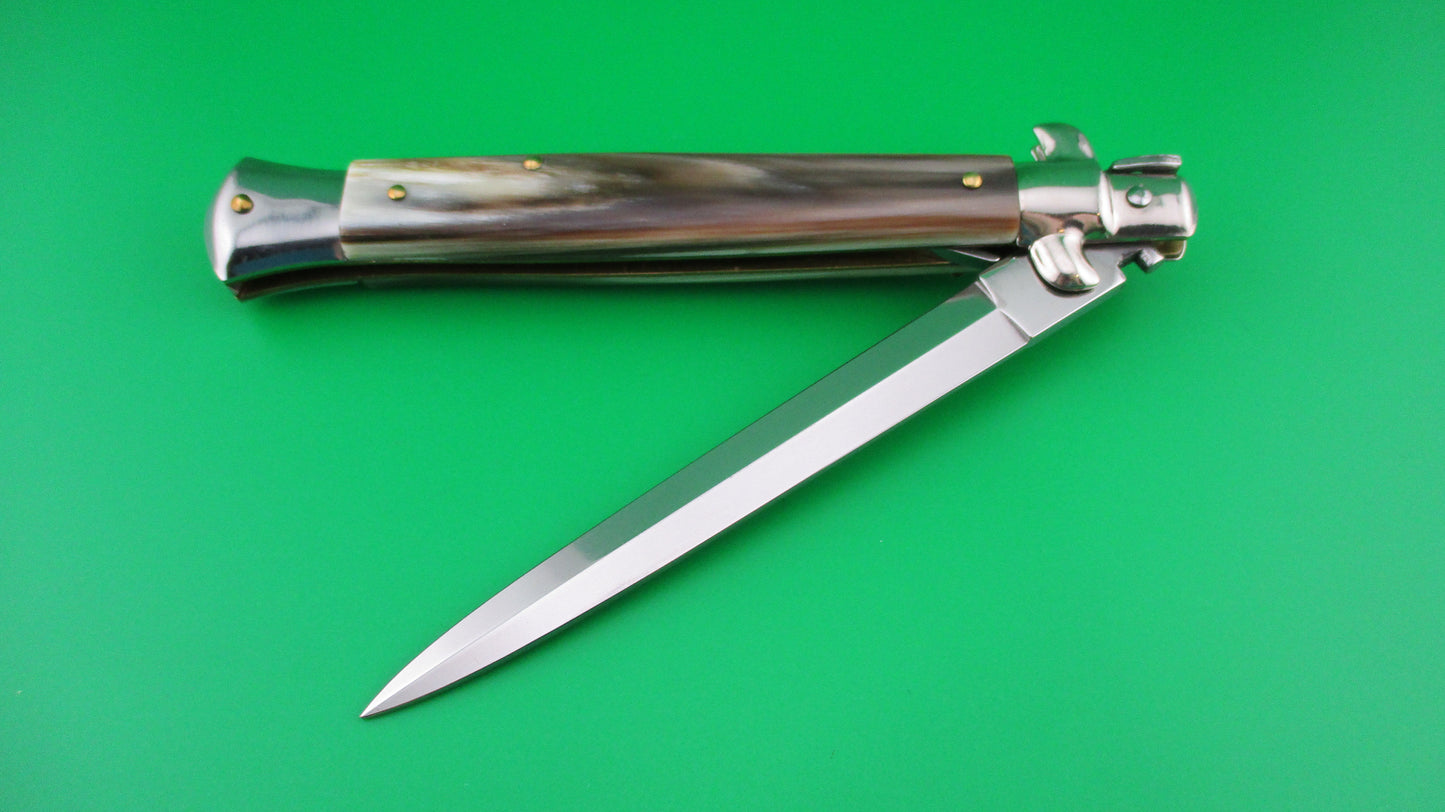 AB STILETTO ITALY 28cm Italian Dagger Blade Stiletto switchblade knife