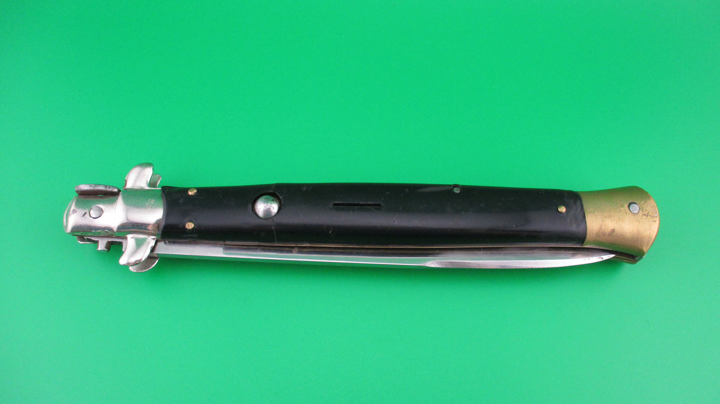 J INOX 33cm Italian Stiletto Vintage Swivel bolster automatic knife