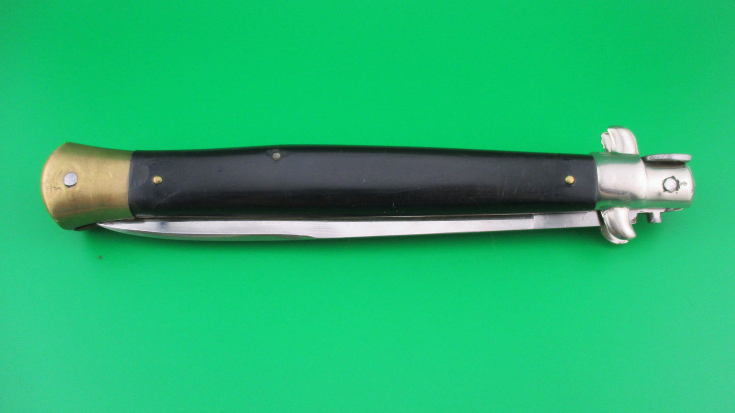 J INOX 33cm Italian Stiletto Vintage Swivel bolster automatic knife