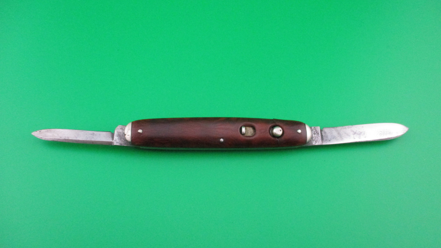 SHAPLEIGH HDW CO DE Medium double Cocobolo Tip bolster switchblade knife