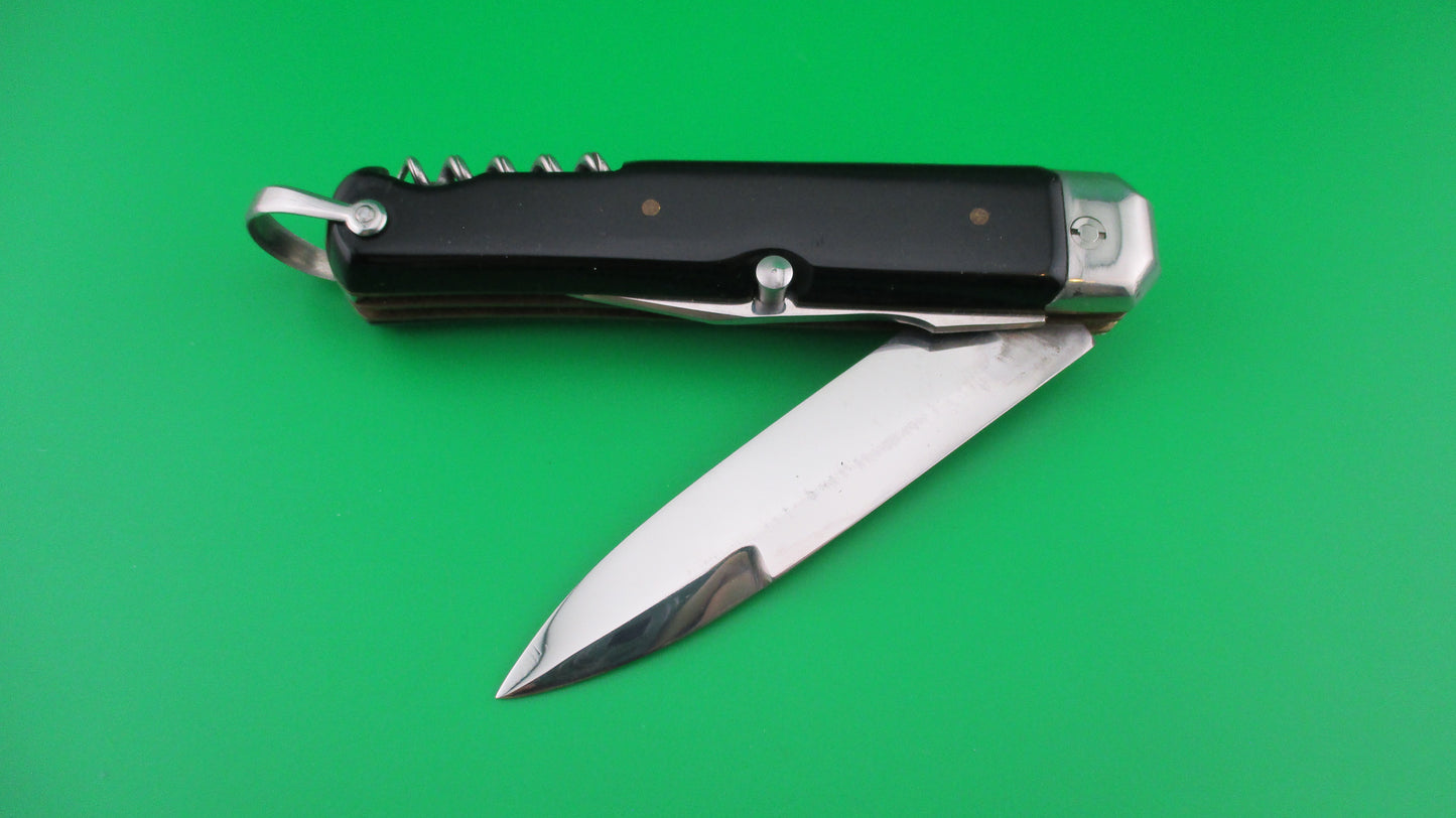 BEGON INOX COULTEAU AUTOMATIQUE 21cm French 3 blade Camper Black switchblade knife