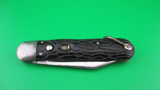 PRESTO M2 Military paratrooper black switchblade knife possibly WWII