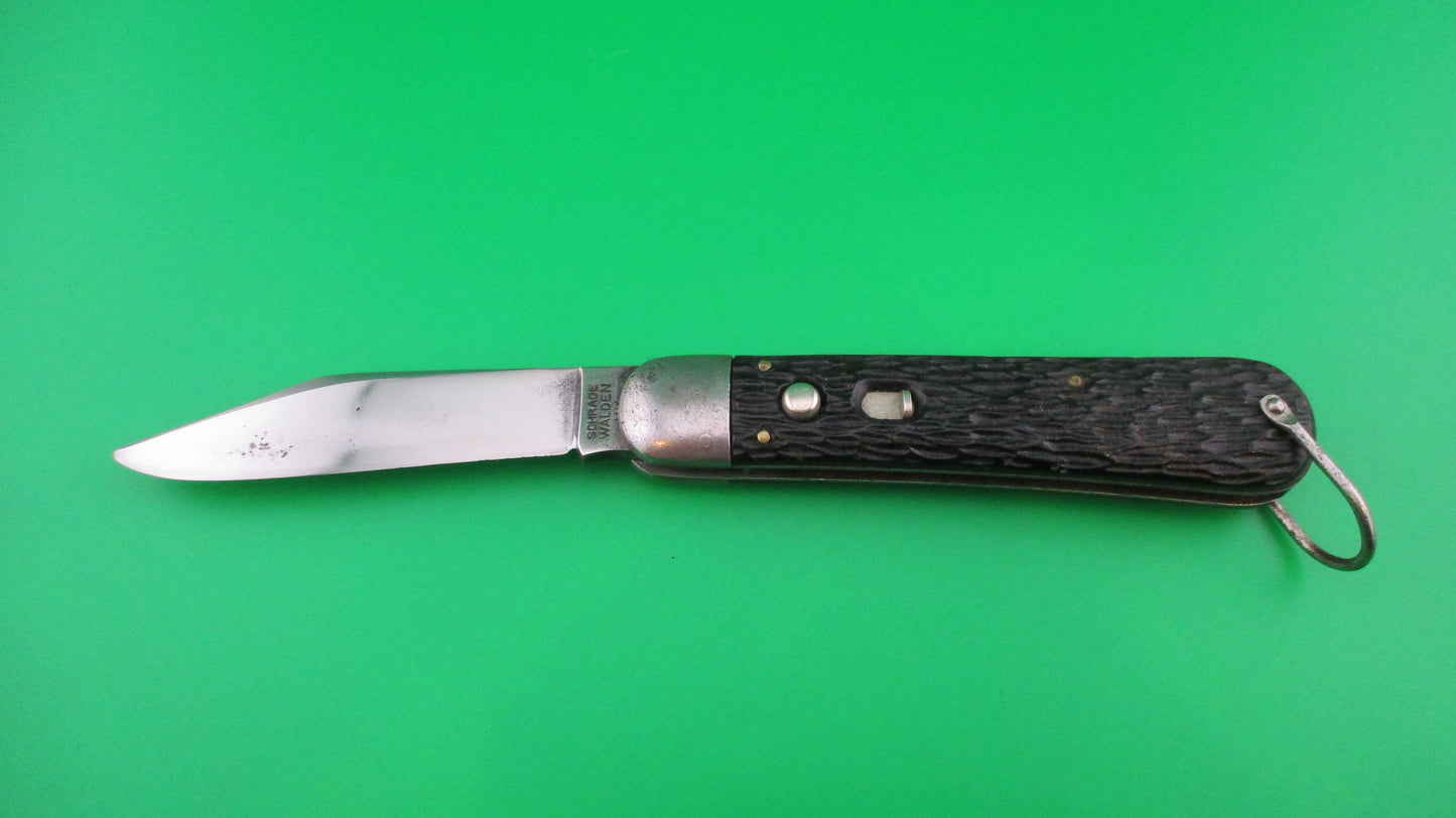 SCHRADE WALDEN M2 Paratrooper knife vintage Korean War switchblade knife