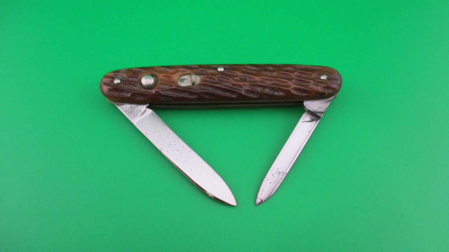 Remington R8063 Bone Double Vintage Automatic knife