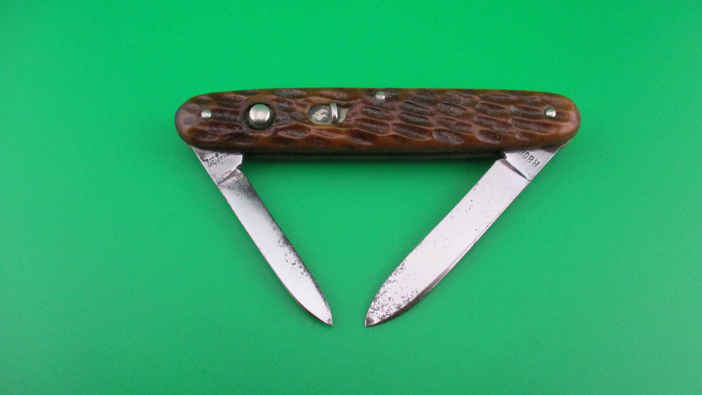 Remington R8063 Bone Double Vintage Automatic knife