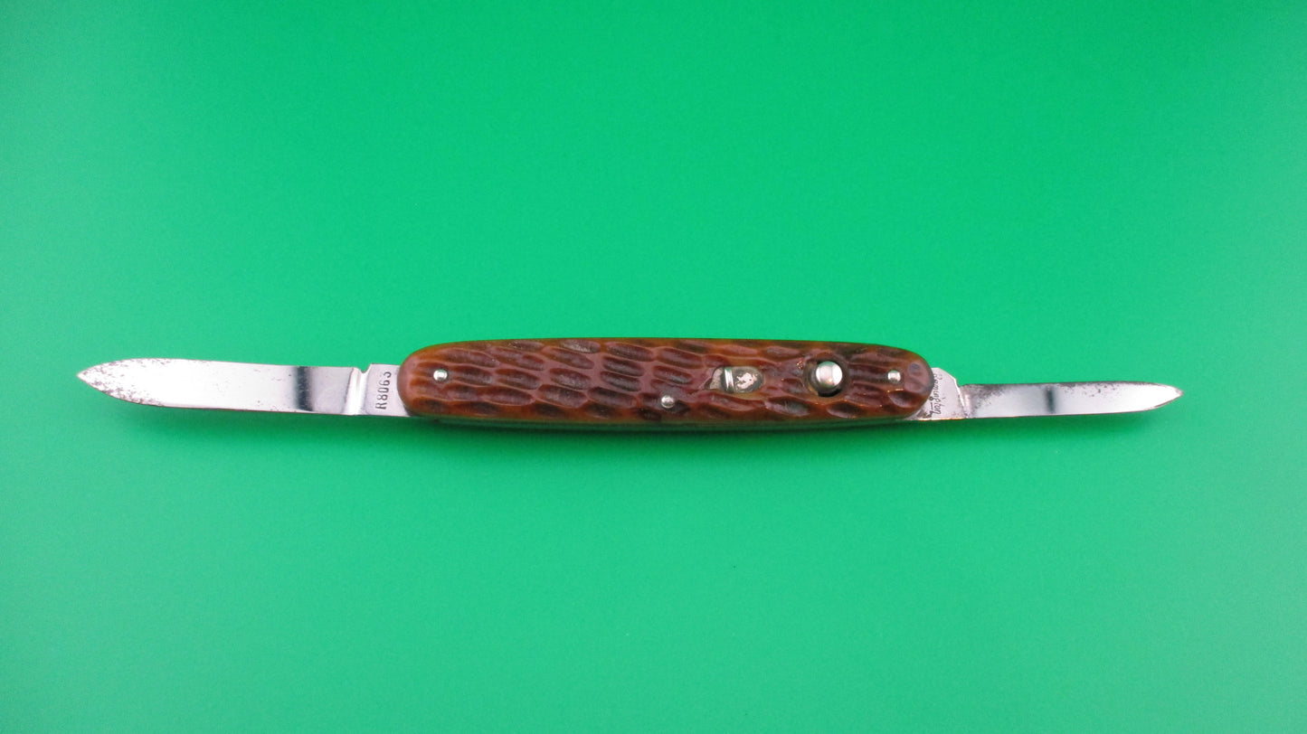 Remington R8063 Bone Double Vintage Automatic knife