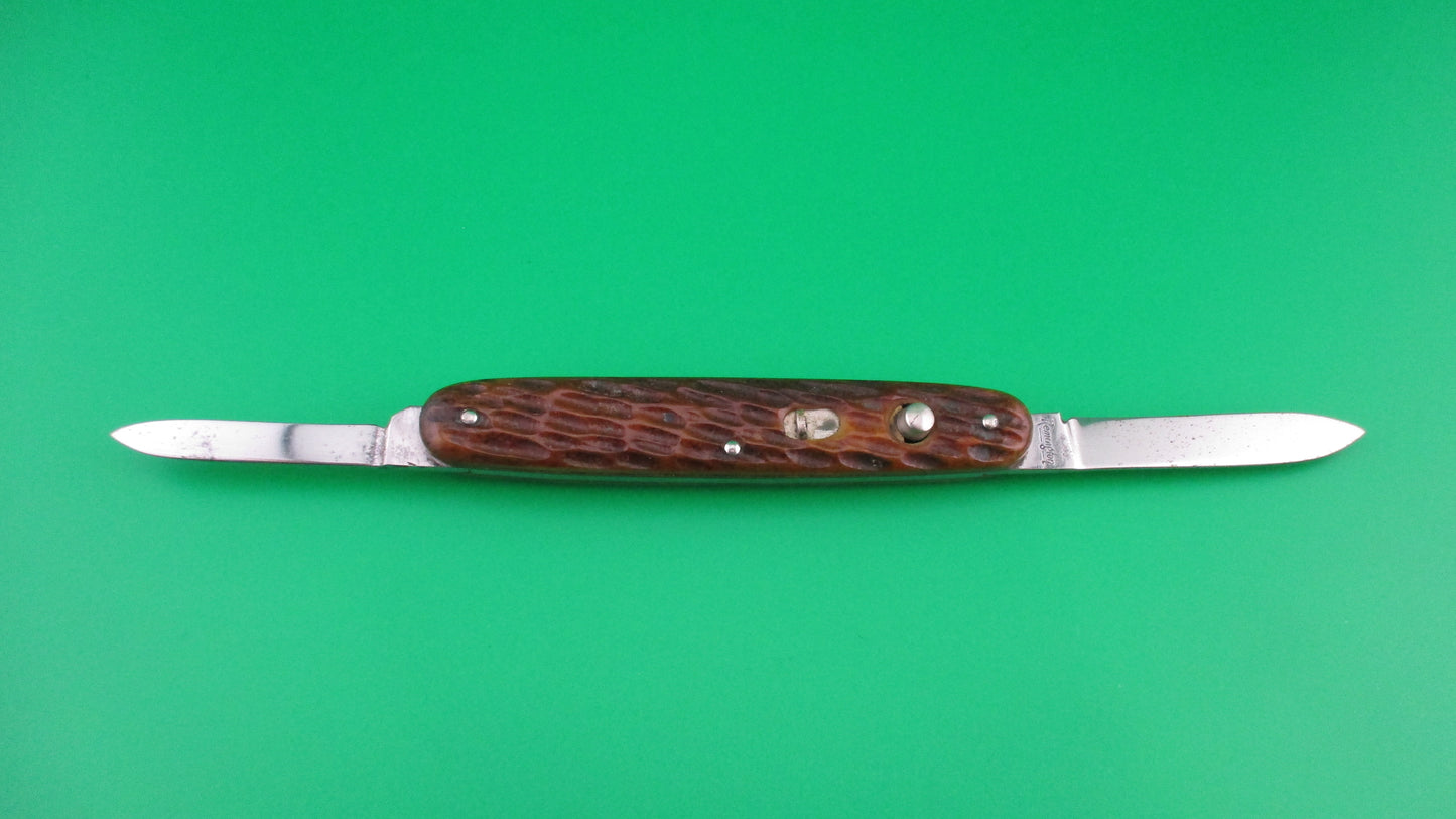 Remington R8063 Bone Double Vintage Automatic knife