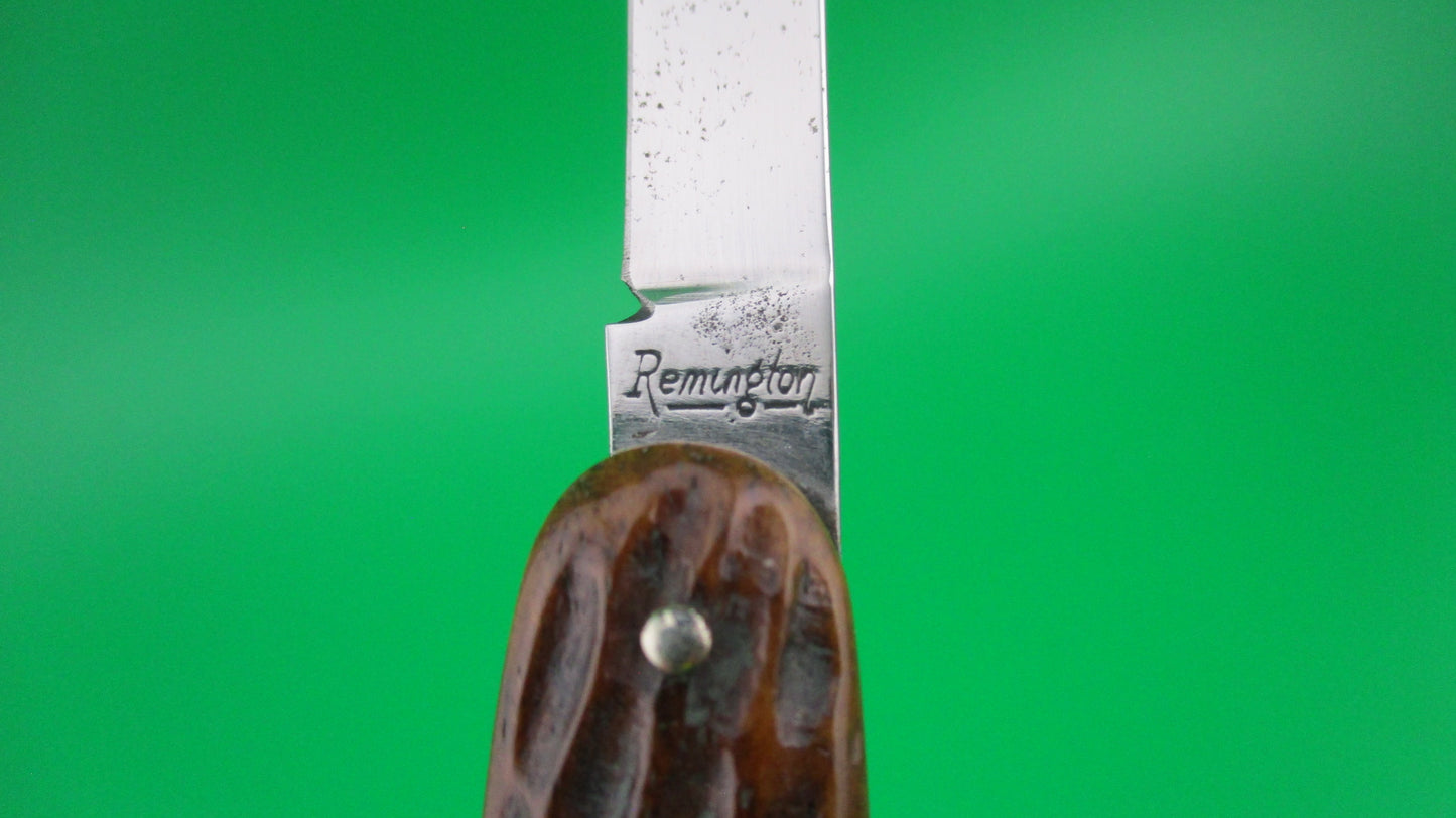 Remington R8063 Bone Double Vintage Automatic knife