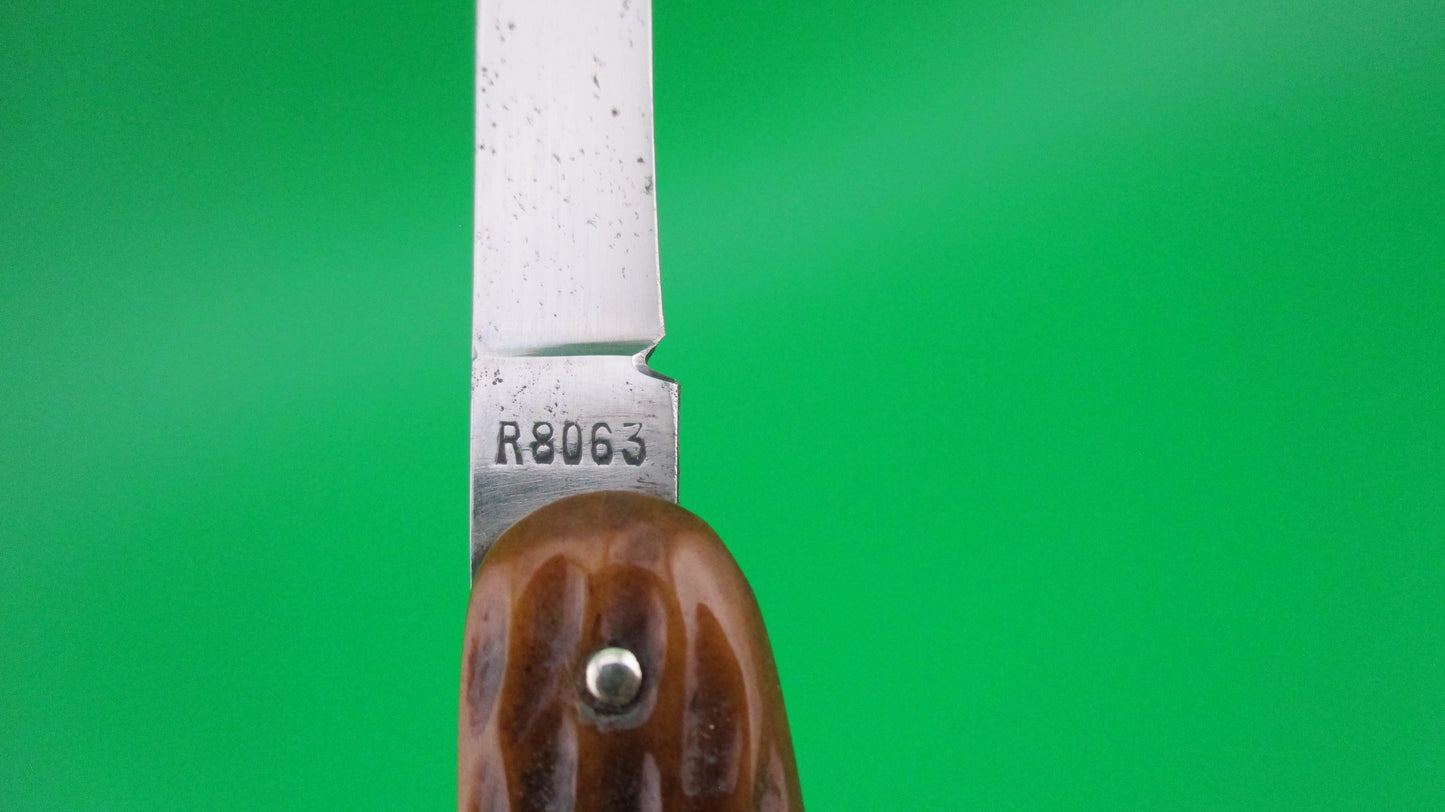 Remington R8063 Bone Double Vintage Automatic knife