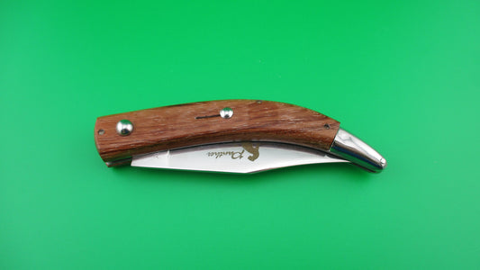 INOX Panther Vintage 22cm Catalana Italian switchblade wood handles