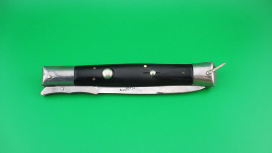 RIZZUTO ESTILETO MILANO 11 inch Swing Guard Batwing Black Vintage automatic knife