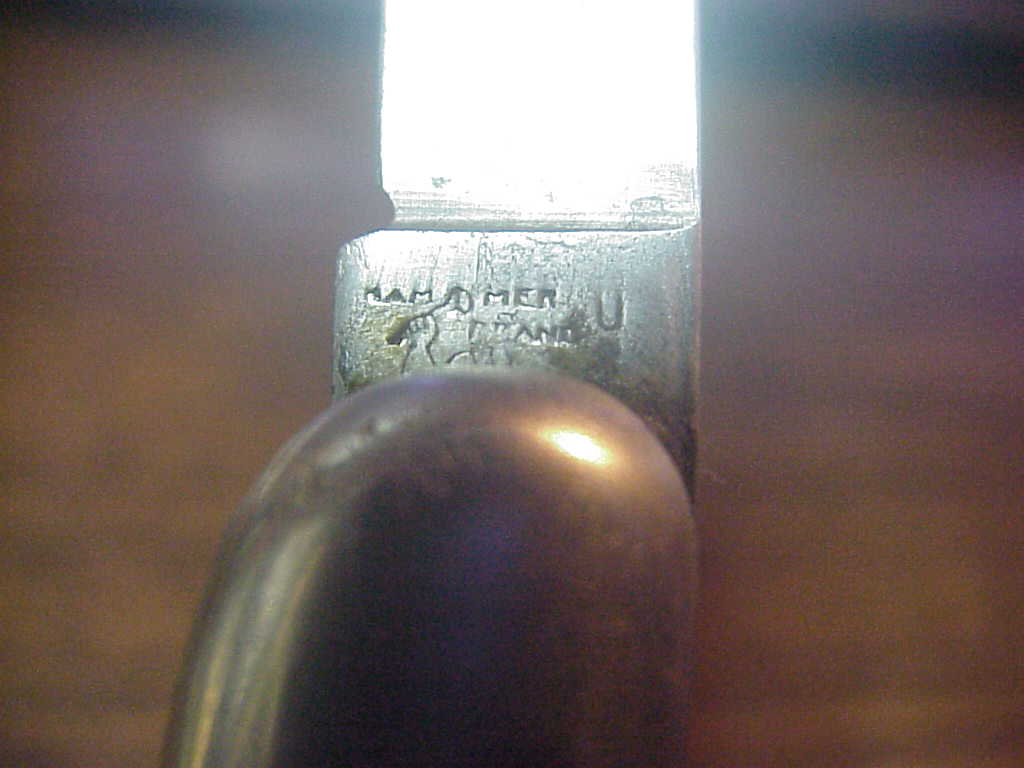 Hammer Brand Imperial toothpick cracked ice vintage switchblade