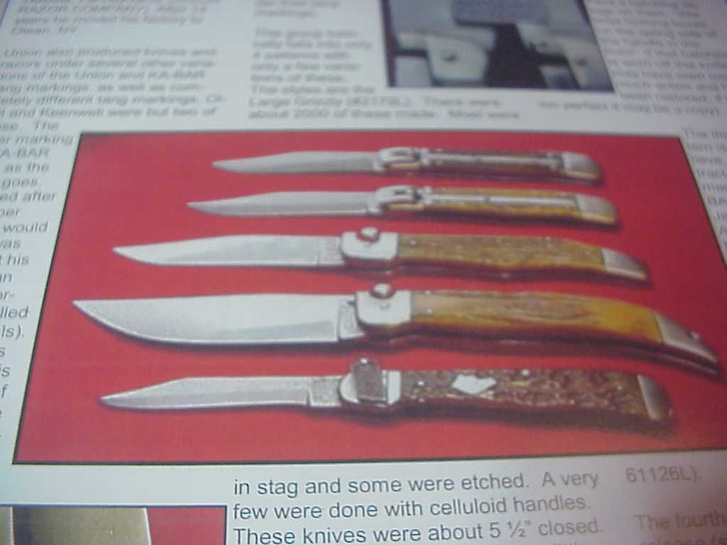 AKA Automatic Knife Association Switchblades Newsletter Summer 2002 Vol 1 Issue 3