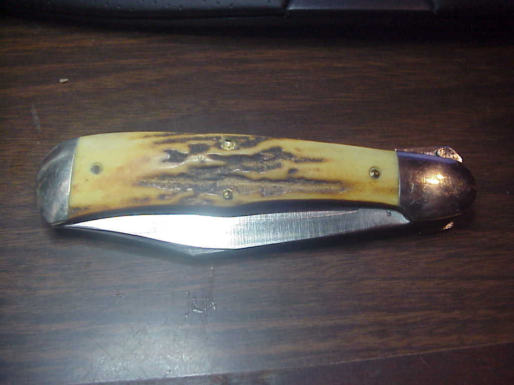 Aerial Jaeger Bros Vintage Stag automatic knife