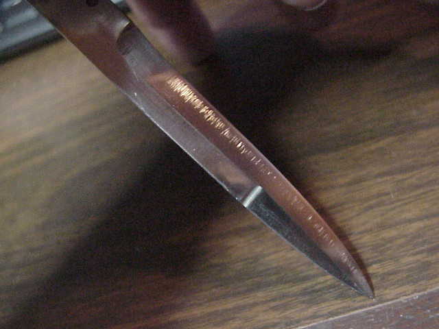 STAINLESS STEEL 23cm Japanese Picklock 1960s Vintage Black automatic knife