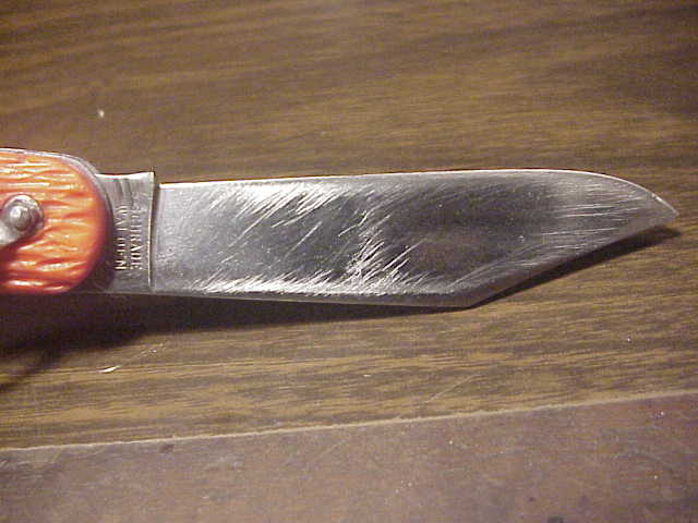 Schrade Walden vintage MC1 Orange military paratrooper switchblade