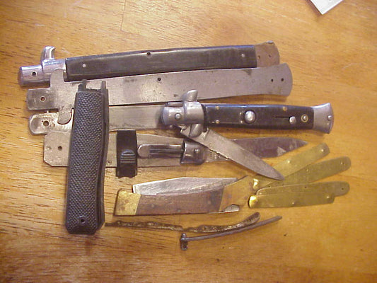 Group of switchblade parts 3