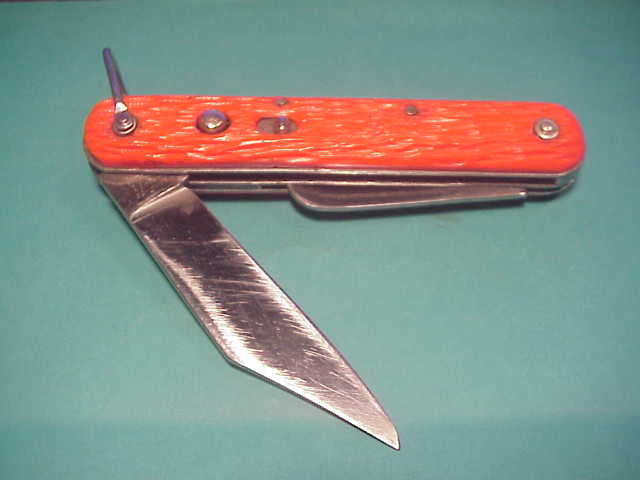 Schrade Walden vintage MC1 Orange military paratrooper switchblade