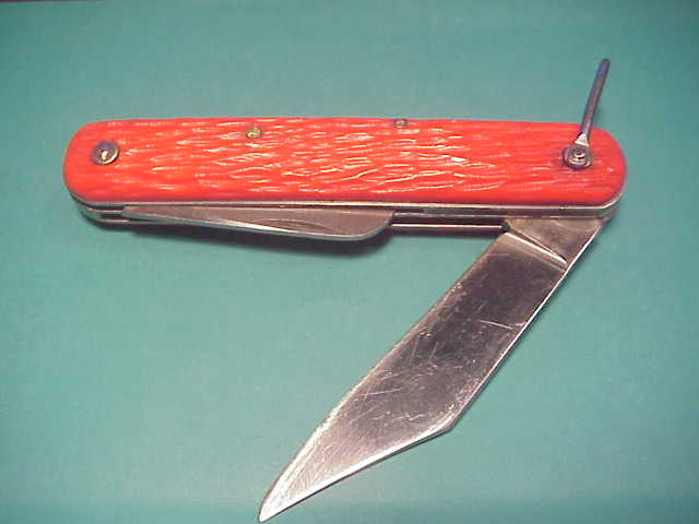 Schrade Walden vintage MC1 Orange military paratrooper switchblade