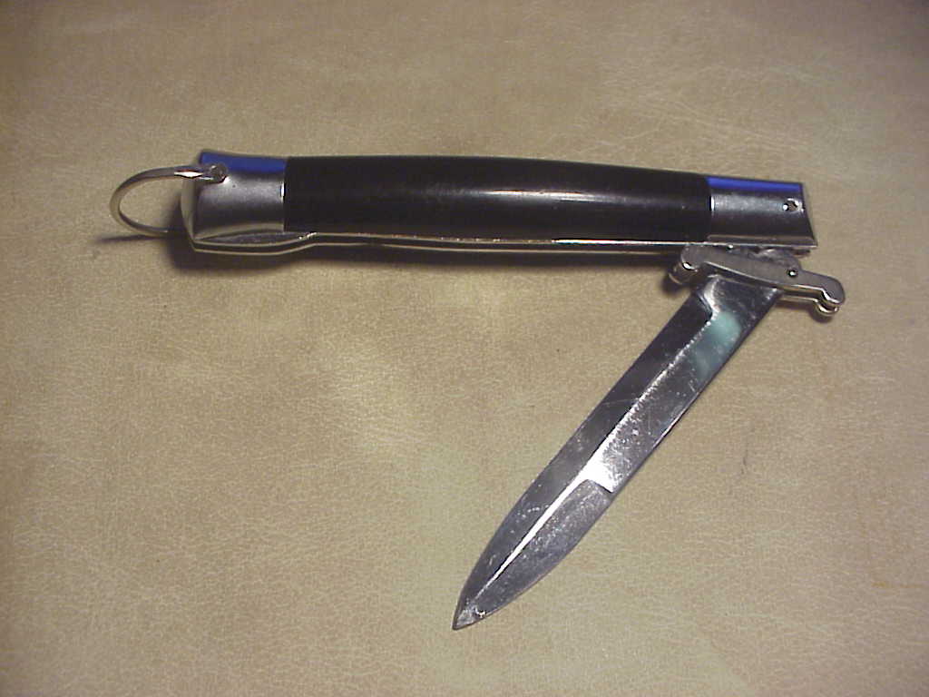 Sterile 22cm Rizzuto Clone Bayonet blade vintage automatic knife