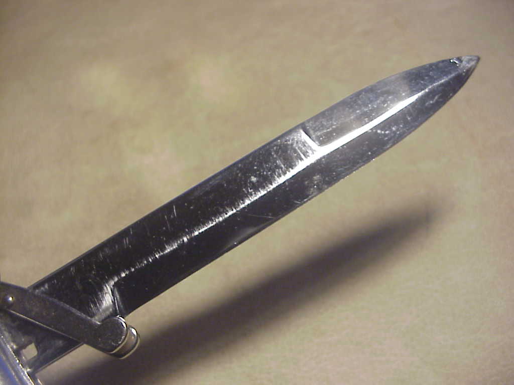 Sterile 22cm Rizzuto Clone Bayonet blade vintage automatic knife
