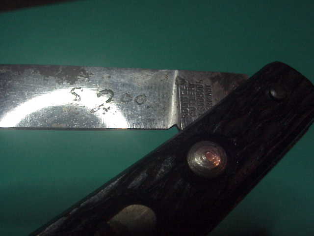 SOLINGEN CUTLERY B.SVOBODA GERMANY Fishtail automatic NOS salesman sample